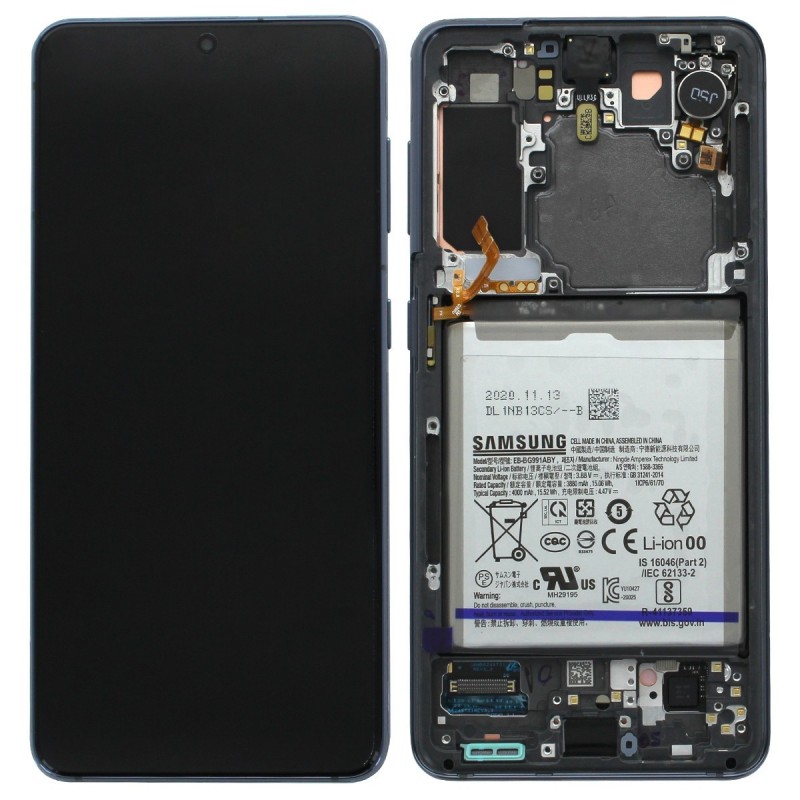 Ecran complet (Officiel) - Galaxy S21 Gris - Photo 1 Ecran complet (Officiel) - Galaxy S21 Gris - Photo 1