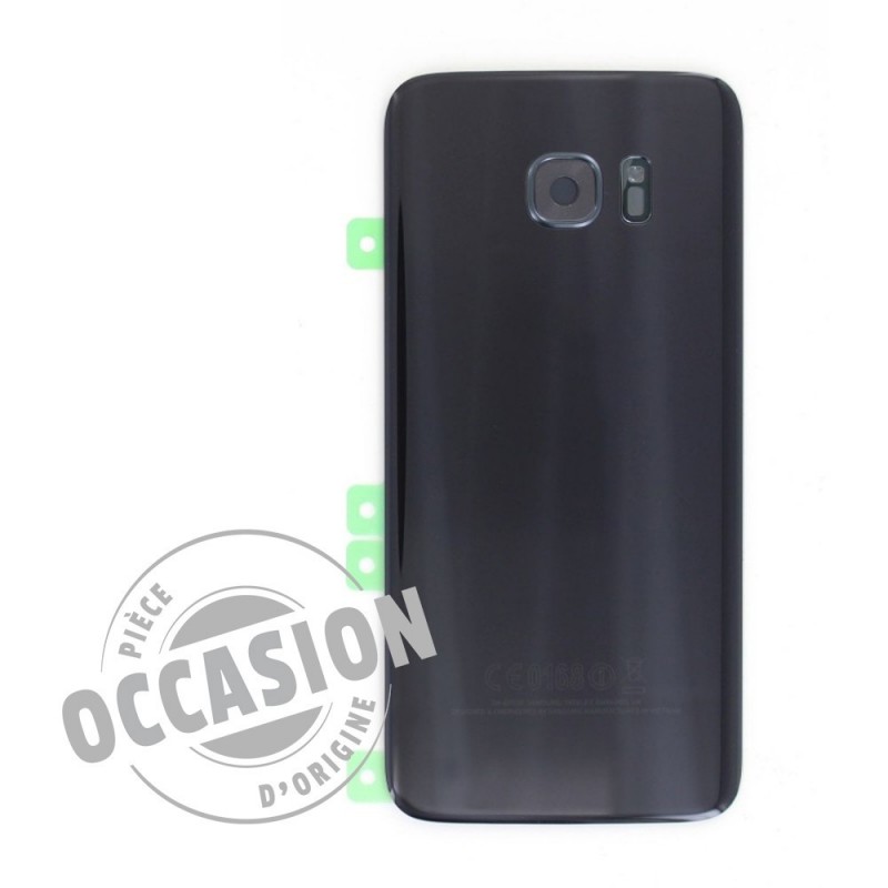 Vitre arrière reconditionnée (Officielle) - Galaxy S7 Edge Noir - Photo 1 Vitre arrière reconditionnée (Officielle) - Galaxy S7 Edge Noir - Photo 1