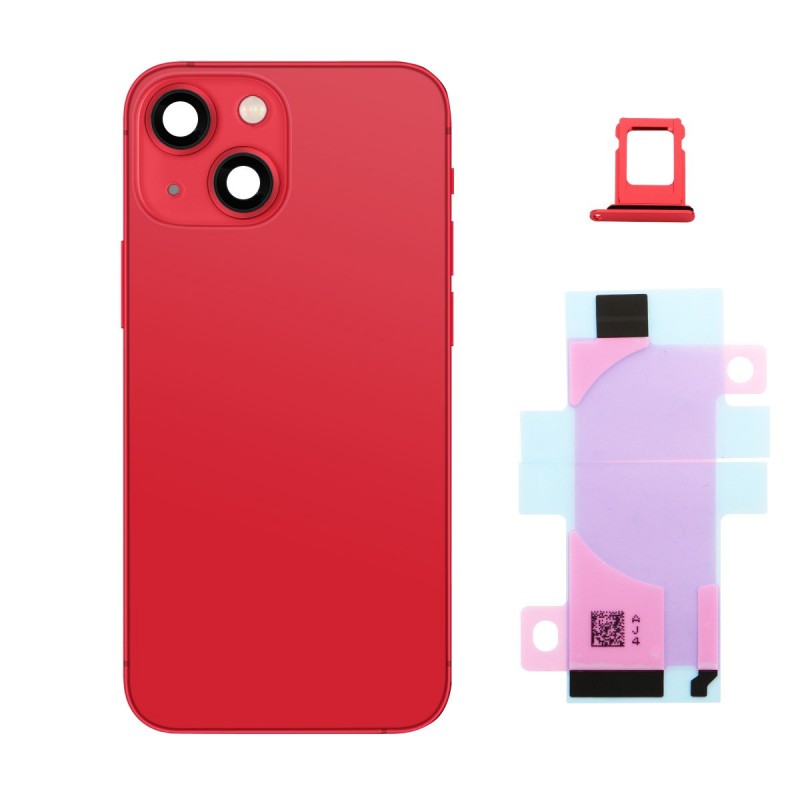Châssis complet assemblé - iPhone 13 Mini Rouge - Photo 2 Châssis complet assemblé - iPhone 13 Mini Rouge - Photo 2