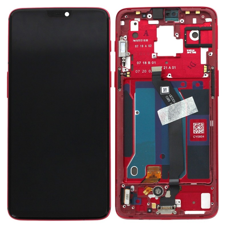 Ecran complet (Officiel) - OnePlus 6 Rouge - Photo 1 Ecran complet (Officiel) - OnePlus 6 Rouge - Photo 1