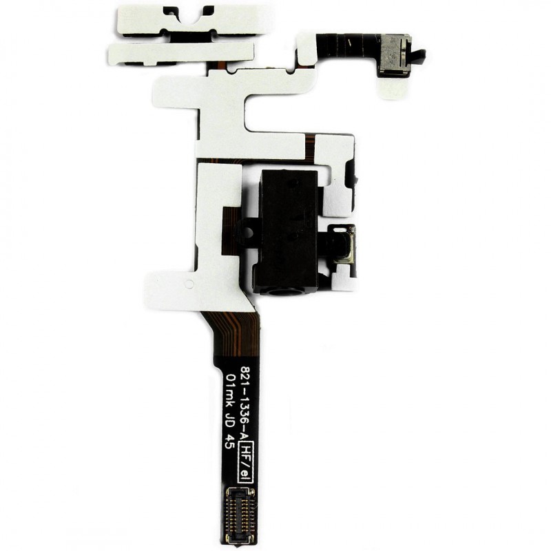 Nappe prise jack - vibreur - volume - iPhone 4S noir Nappe prise jack - vibreur - volume - iPhone 4S noir