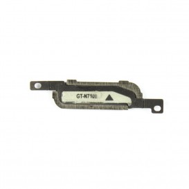 Bouton Home Noir - Galaxy Note 2