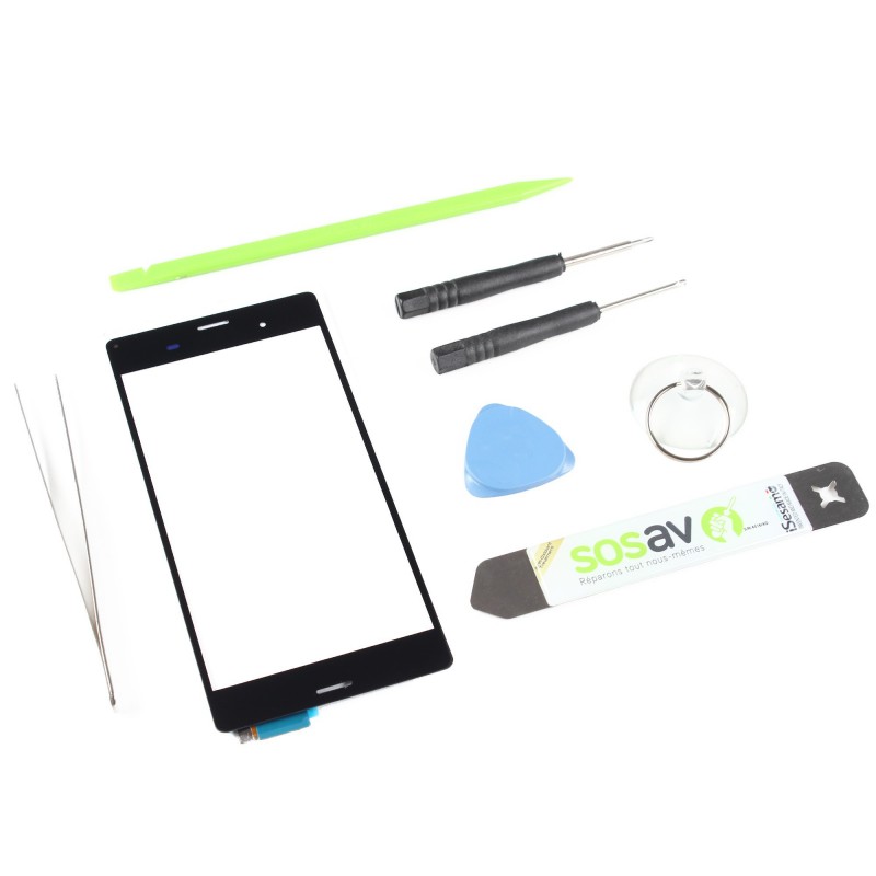 Kit de réparation Vitre Tactile Noire - Xperia Z3 Compact Kit de réparation Vitre Tactile Noire - Xperia Z3 Compact