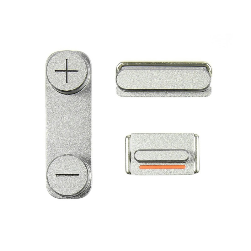 Kit bouton : Power, Silencieux, Volume - iPhone 5S Kit bouton : Power, Silencieux, Volume - iPhone 5S