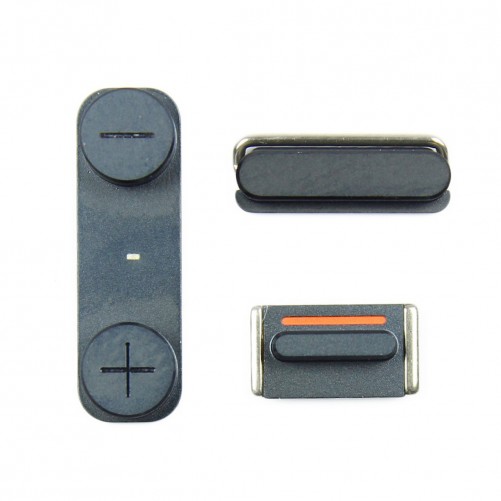 Kit bouton NOIR( Power, Silencieux, Volume) - iPhone 5S Kit bouton NOIR( Power, Silencieux, Volume) - iPhone 5S