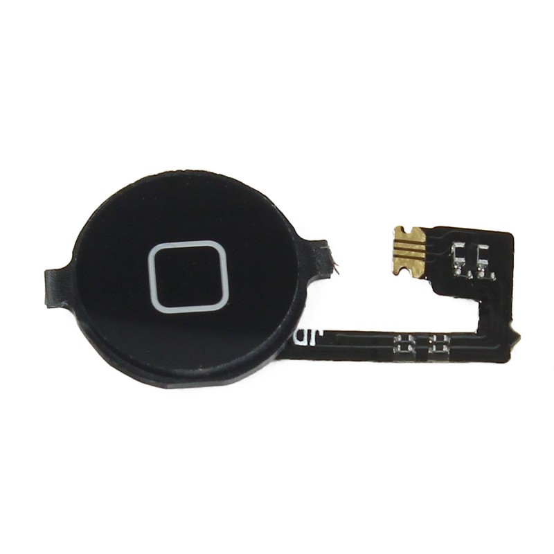 Bouton home noir + nappe - iPhone 4 Bouton home noir + nappe - iPhone 4