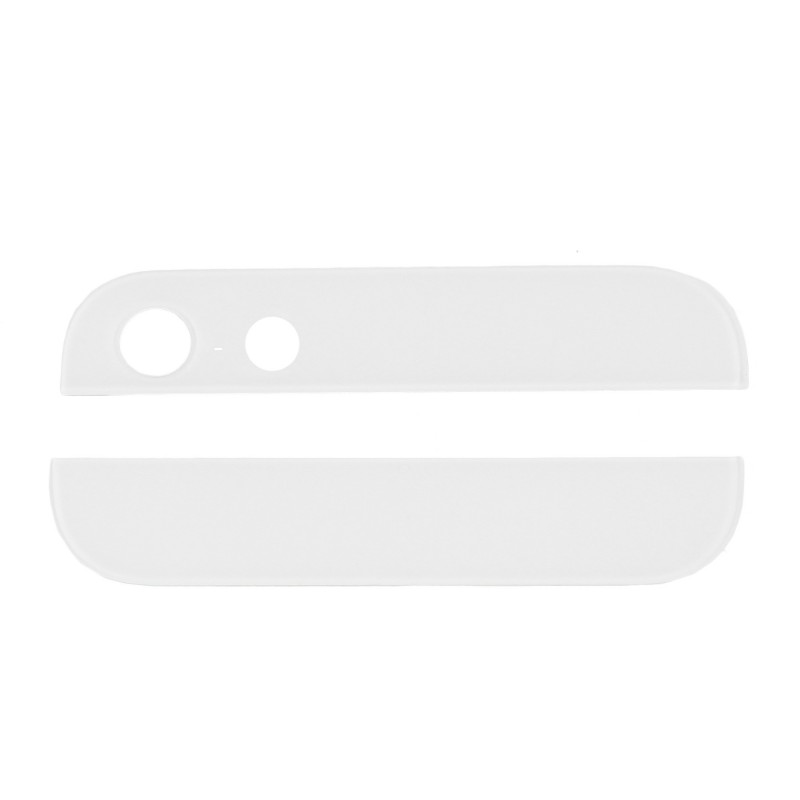 Cache plastique arrière supérieur & inférieur BLANC - iPhone 5 Cache plastique arrière supérieur & inférieur BLANC - iPhone 5