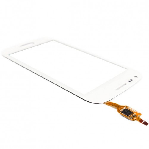 Vitre Blanche + stickers - Samsung Galaxy S Duos