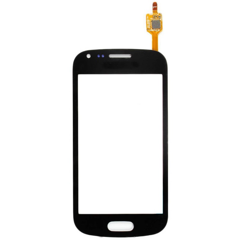Vitre Noir + Stickers - Samsung Galaxy S Duos
