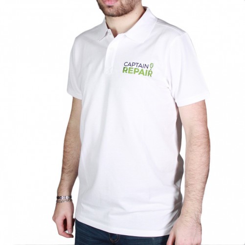 Polo Captain Repair BLANC