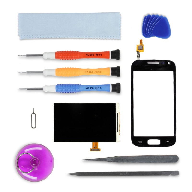 Kit de réparation Ecran Complet Noir - Galaxy Ace 2 Kit de réparation Ecran Complet Noir - Galaxy Ace 2