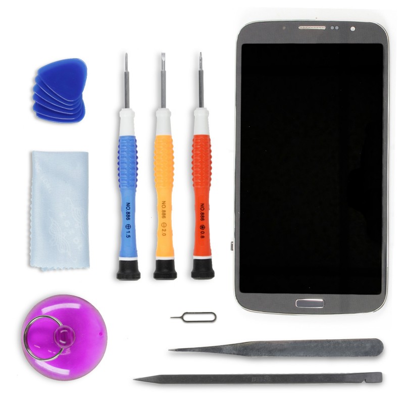 Kit de réparation Ecran Complet Noir - Galaxy Mega Kit de réparation Ecran Complet Noir - Galaxy Mega