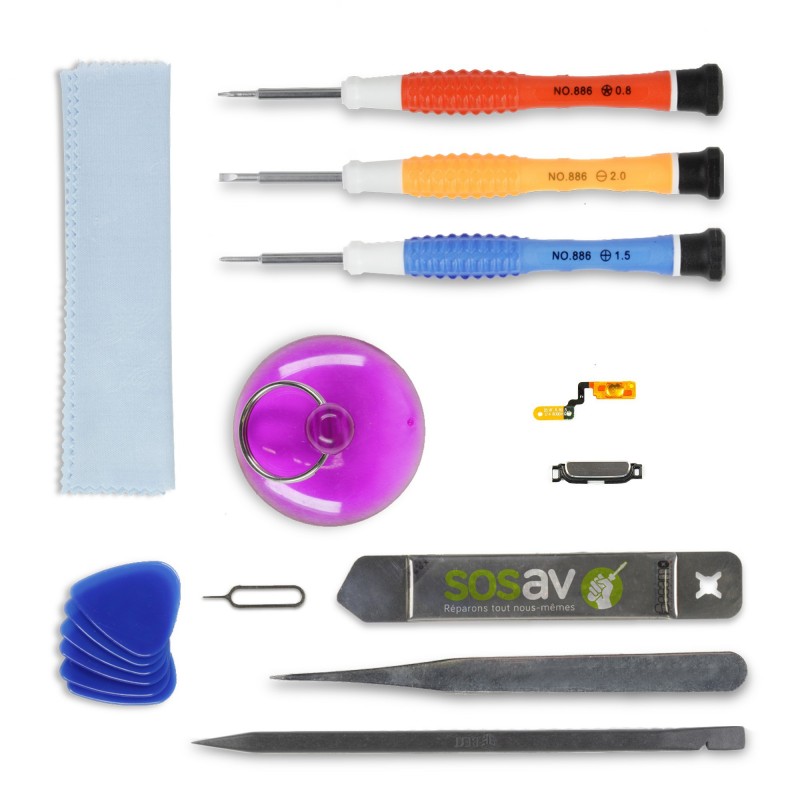 Kit réparation Bouton Home Gris - Galaxy S3 Kit réparation Bouton Home Gris - Galaxy S3
