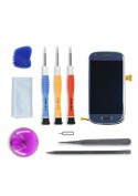Kit réparation écran complet BLEU - Galaxy S3 MINI