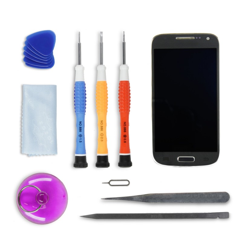 Kit réparation Ecran Complet NOIR - Galaxy S4 Mini Kit réparation Ecran Complet NOIR - Galaxy S4 Mini