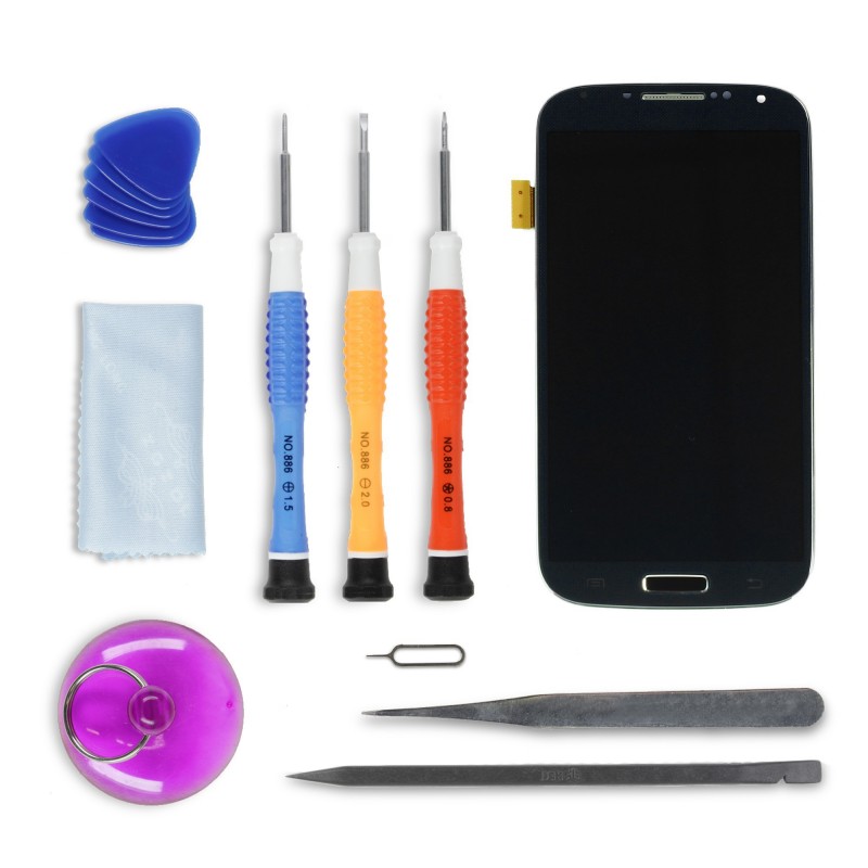 Kit réparation écran complet NOIR - Galaxy S4 Kit réparation écran complet NOIR - Galaxy S4
