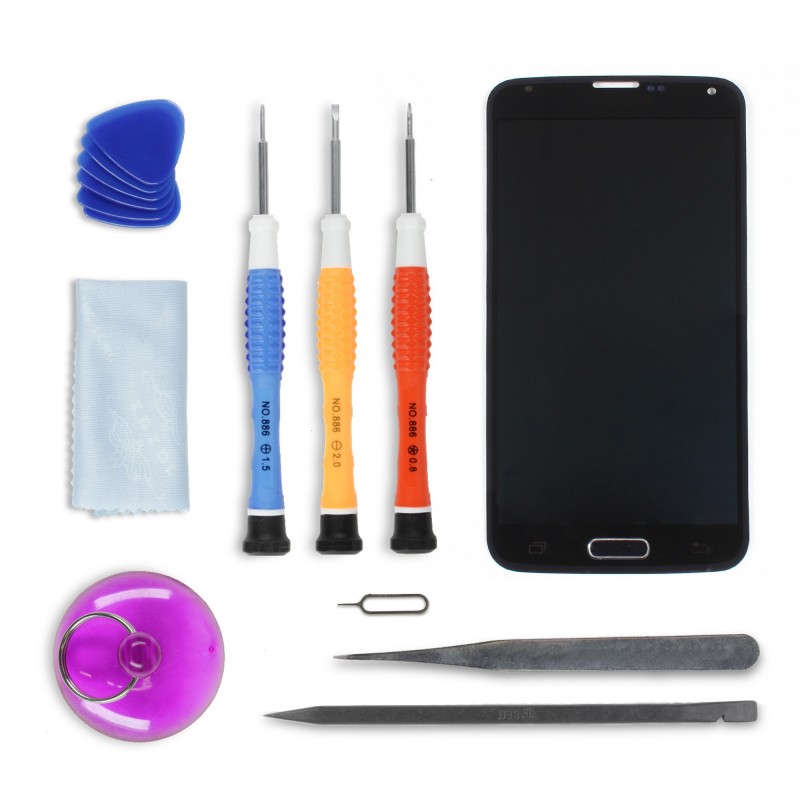 Kit réparation Ecran Complet Noir - Galaxy S5 Kit réparation Ecran Complet Noir - Galaxy S5