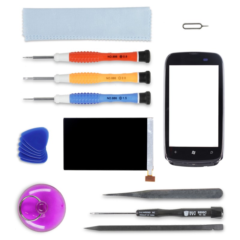 Kit de réparation Ecran Complet - Lumia 610 Kit de réparation Ecran Complet - Lumia 610
