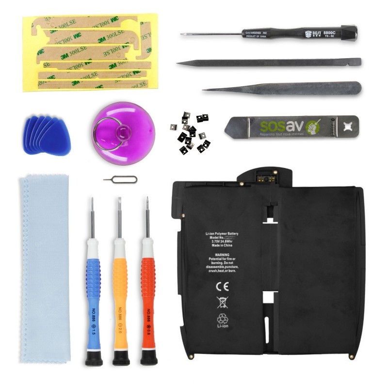 Kit réparation batterie - iPad Kit réparation batterie - iPad