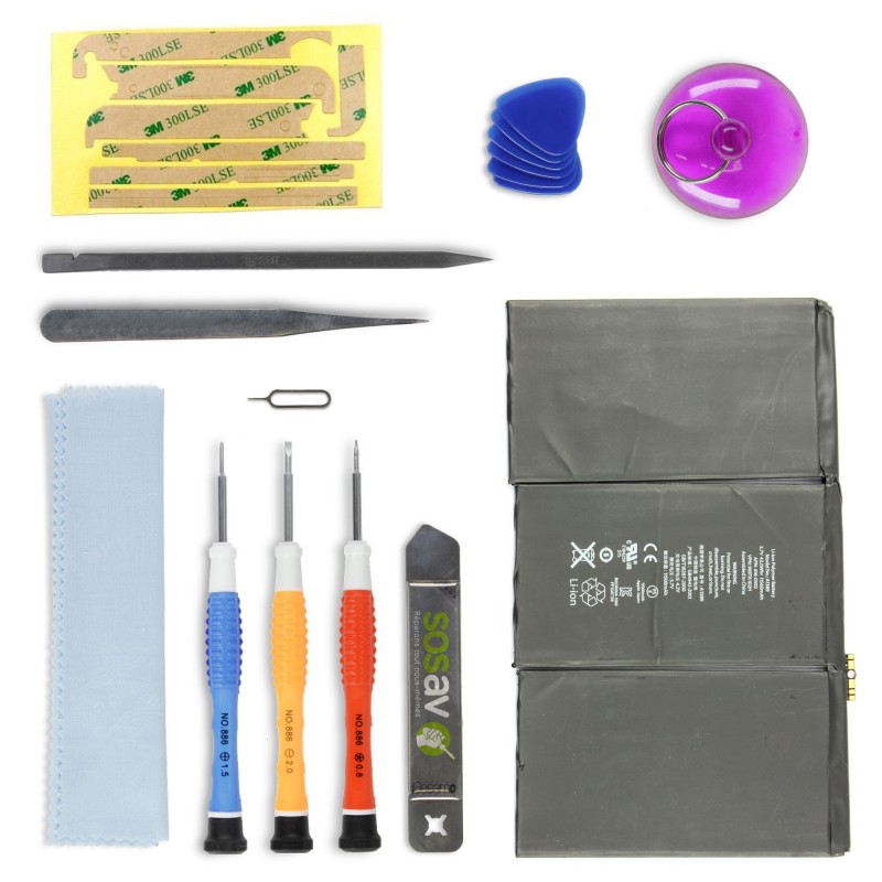 Kit de réparation Batterie - iPad 3 & 4 Kit de réparation Batterie - iPad 3 & 4