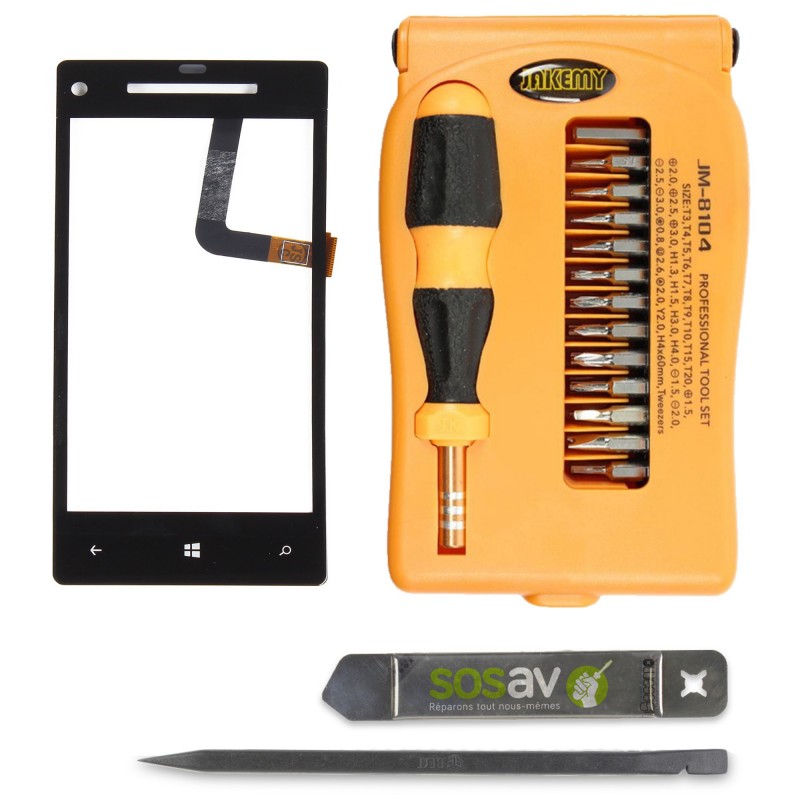 Kit de réparation Vitre Tactile - HTC 8X Kit de réparation Vitre Tactile - HTC 8X