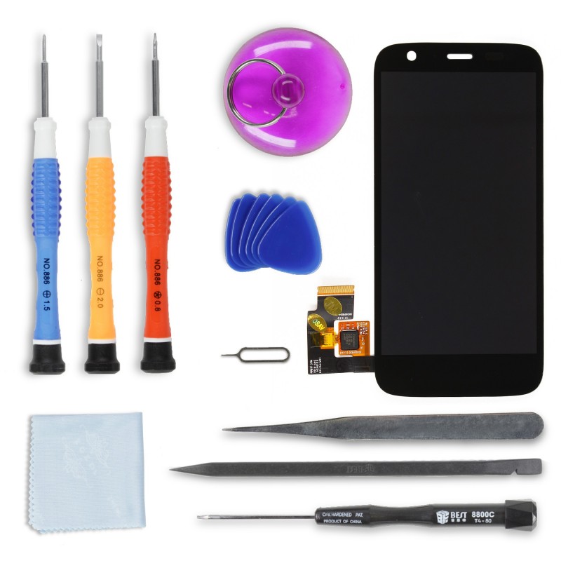 Kit de réparation Ecran LCD + Tactile - Moto G (1ère gen) Kit de réparation Ecran LCD + Tactile - Moto G (1ère gen)