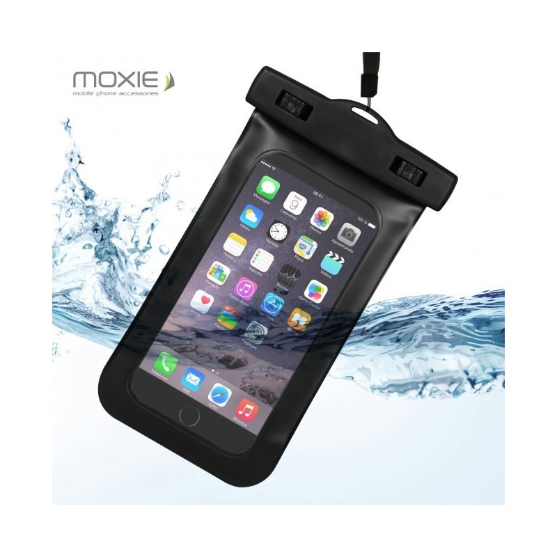 Pochette étanche Moxie Noire ( 5,5") - iPhone 6+/6S+/Note2/3/4/S6 Edge Pochette étanche Moxie Noire ( 5,5") - iPhone 6+/6S+/Note2/3/4/S6 Edge