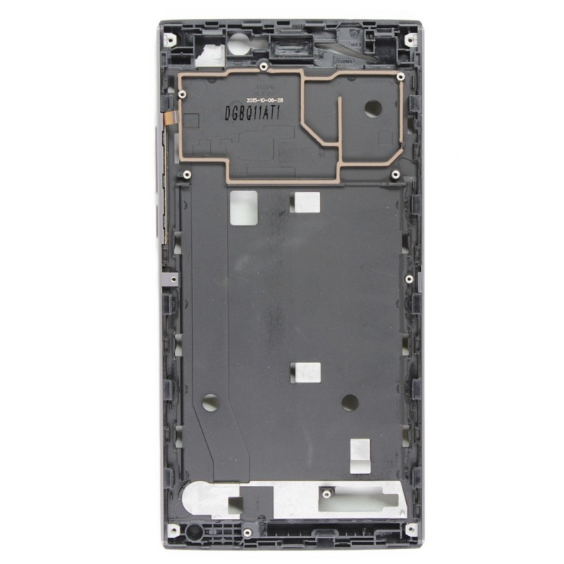 Ecran complet Noir & Gris (LCD + Tactile + Châssis) (Officiel) - Wiko Ridge Fab 4G Ecran complet Noir & Gris (LCD + Tactile + Châssis) (Officiel) - Wiko Ridge Fab 4G