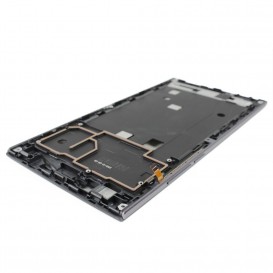 Ecran complet Noir & Gris (LCD + Tactile + Châssis) (Officiel) - Wiko Ridge Fab 4G