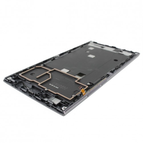 Ecran complet Noir & Gris (LCD + Tactile + Châssis) (Officiel) - Wiko Ridge Fab 4G