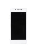 Ecran complet Blanc & Argent (LCD + Tactile + Châssis) (Officiel) - Wiko Highway Pure