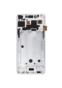 Ecran complet Blanc & Argent (LCD + Tactile + Châssis) (Officiel) - Wiko Highway Pure