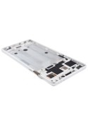 Ecran complet Blanc & Argent (LCD + Tactile + Châssis) (Officiel) - Wiko Highway Pure