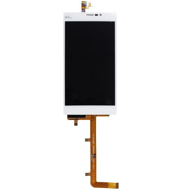 Ecran complet Blanc (LCD + Tactile + Châssis) (Officiel) - Wiko Ridge Fab 4G Ecran complet Blanc (LCD + Tactile + Châssis) (Officiel) - Wiko Ridge Fab 4G