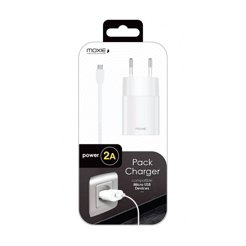 Câble data Micro USB + Chargeur secteur 1A Câble data Micro USB + Chargeur secteur 1A