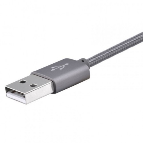 Câble Lightning tressé MFI (1 mètre)
