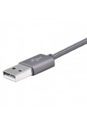 Câble Lightning tressé MFI (1 mètre)