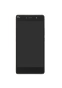 Ecran complet assemblé (LCD + Tactile + Châssis) Or et Noir (Officiel) - Wiko Fever 4G