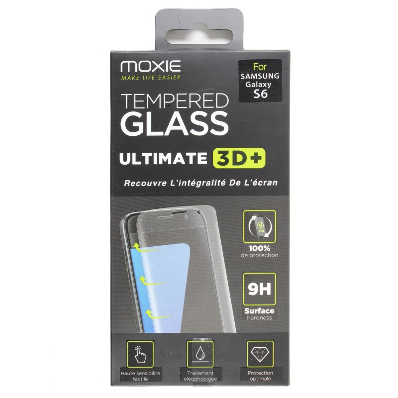 Film de protection en verre trempé incurvé 3D - Galaxy S6 Edge Film de protection en verre trempé incurvé 3D - Galaxy S6 Edge