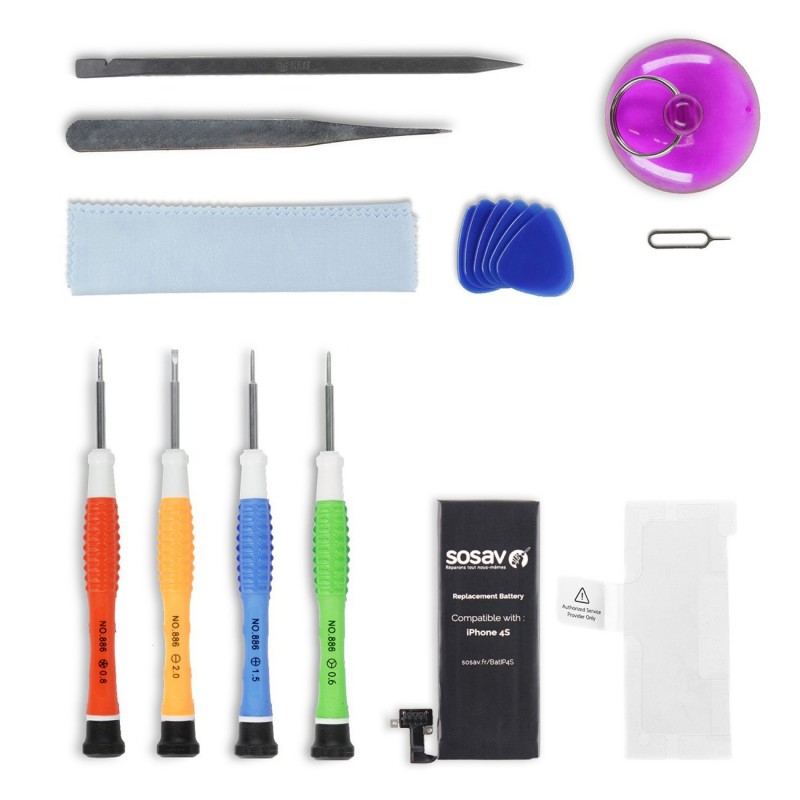 Kit Réparation Batterie - iPhone 4S Kit Réparation Batterie - iPhone 4S