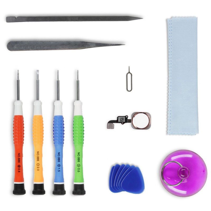 Kit de réparation Bouton home OR - iPhone 6S Plus Kit de réparation Bouton home OR - iPhone 6S Plus