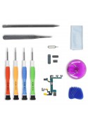 Kit réparation Boutons (Power, vibreur, volume) - iPhone 5S Noir