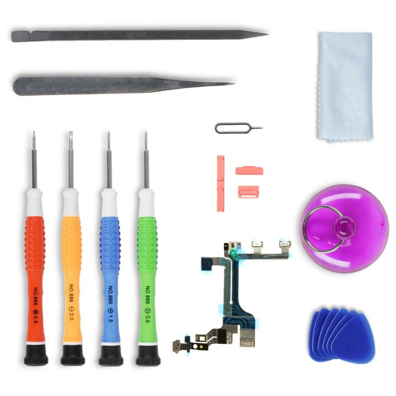 Kit réparation Boutons (Power, vibreur, volume) iPhone 5C Rose Kit réparation Boutons (Power, vibreur, volume) iPhone 5C Rose