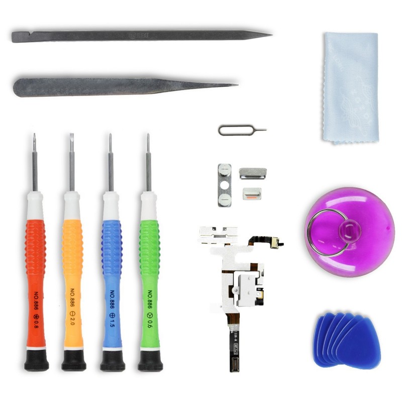 kit de réparation boutons blanc iPhone 4S kit de réparation boutons blanc iPhone 4S