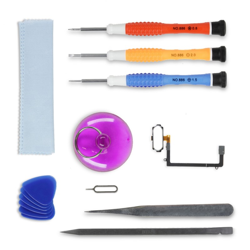 Kit de réparation Bouton home Blanc - Galaxy S6 Edge Kit de réparation Bouton home Blanc - Galaxy S6 Edge