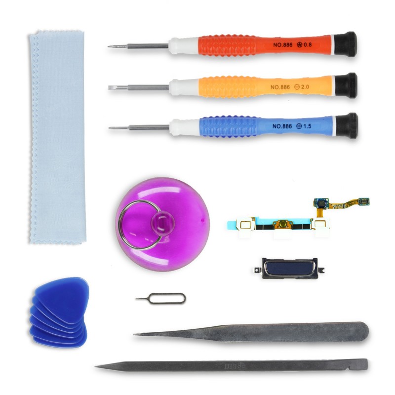 Kit de réparation Bouton home Bleu - Galaxy S3 Mini Kit de réparation Bouton home Bleu - Galaxy S3 Mini