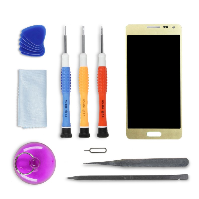 Kit de réparation Ecran Or- Samsung Galaxy Alpha Kit de réparation Ecran Or- Samsung Galaxy Alpha