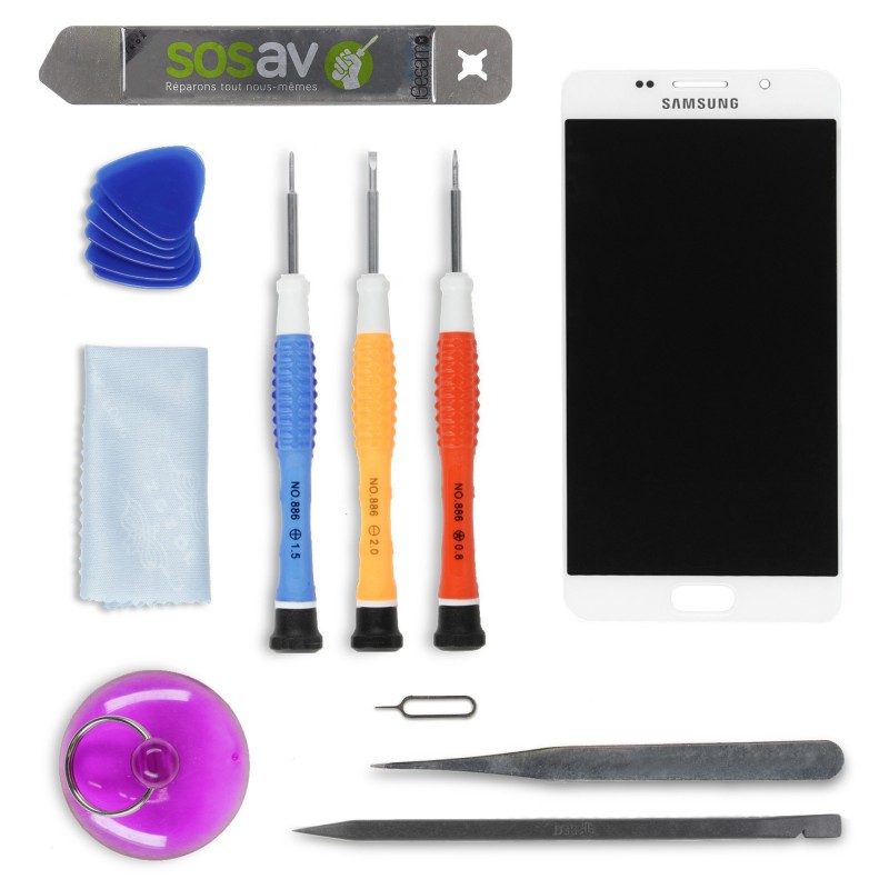 Kit de réparation Ecran Noir - Samsung Galaxy A5 2016 Kit de réparation Ecran Noir - Samsung Galaxy A5 2016