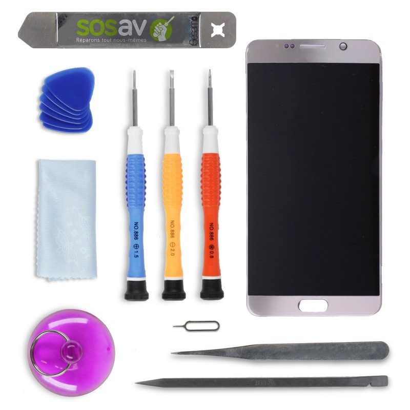 Kit de réparation Ecran Or - Samsung Galaxy Note 5 Kit de réparation Ecran Or - Samsung Galaxy Note 5