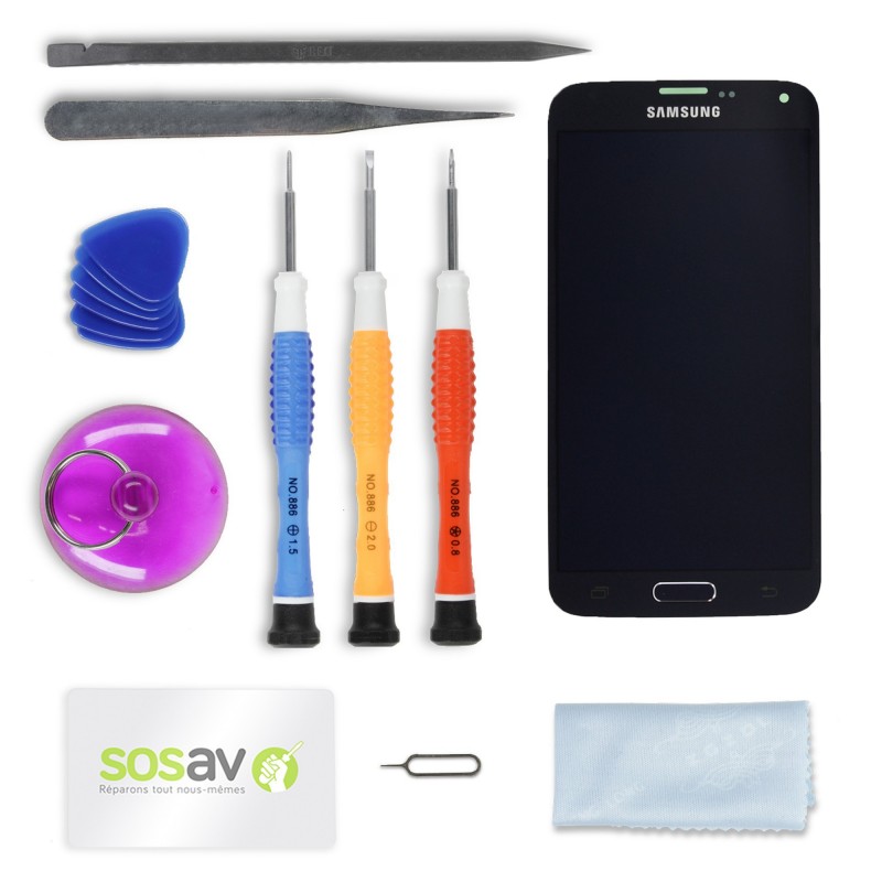 Kit de réparation Ecran Noir - Galaxy S5 Neo Kit de réparation Ecran Noir - Galaxy S5 Neo
